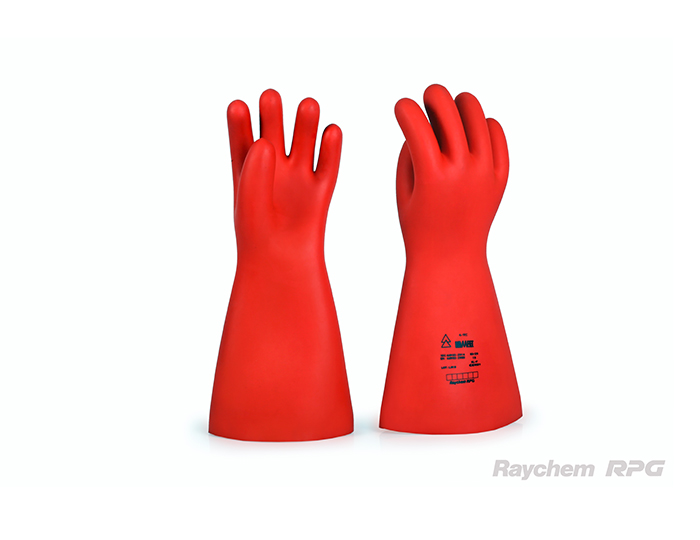 Electrical Insulation Rubber Gloves ARC Protection